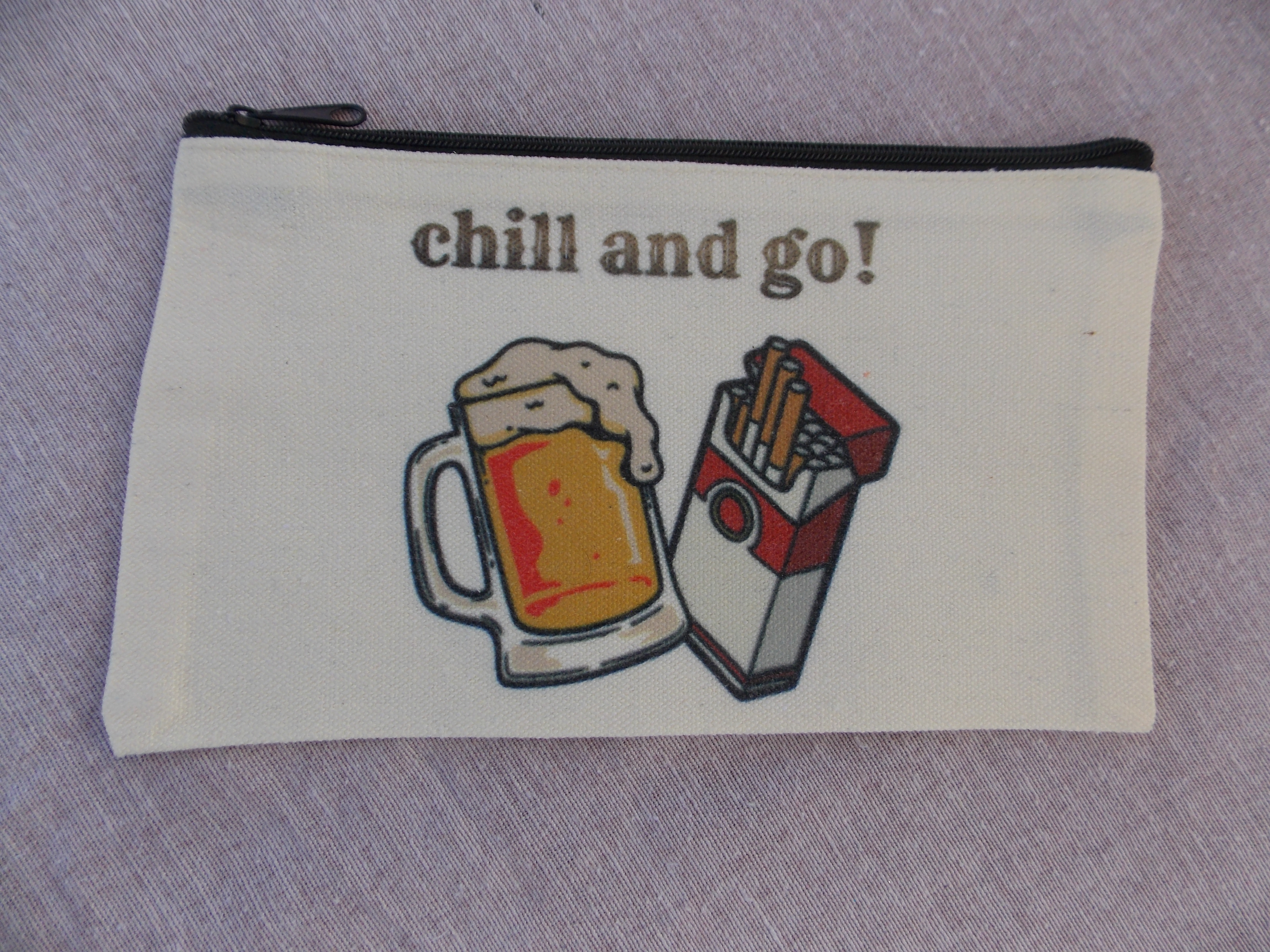 Pochette sublimata 'chill and go' crata da Ninfea Art